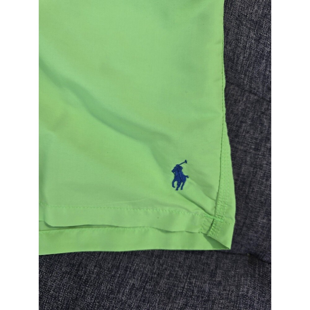 Polo Ralph Lauren Nylon Board Shorts Swim Trunks Green Cargo Men’s Small - Picture 5 of 7